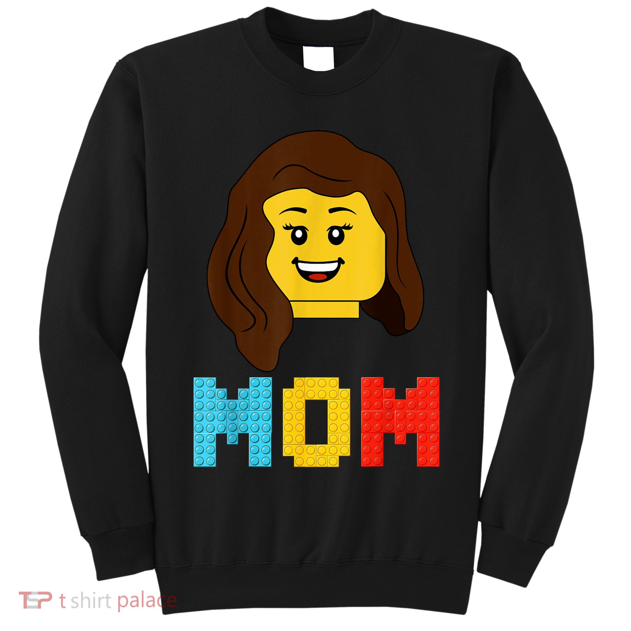 Mom Master Builder Building Bricks Blocks Matching Family Tall Sweatshirt