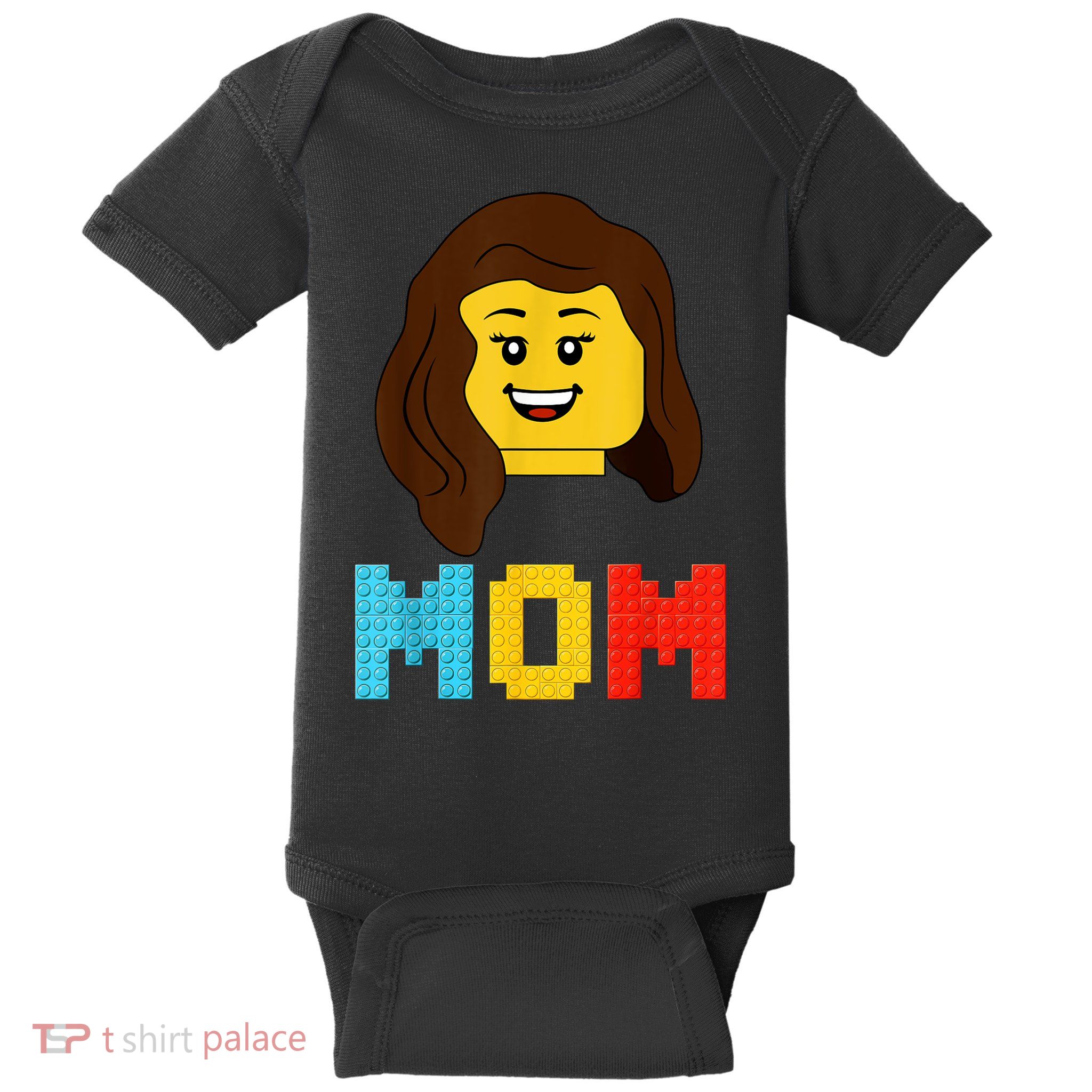 Mom Master Builder Building Bricks Blocks Matching Family Baby Bodysuit