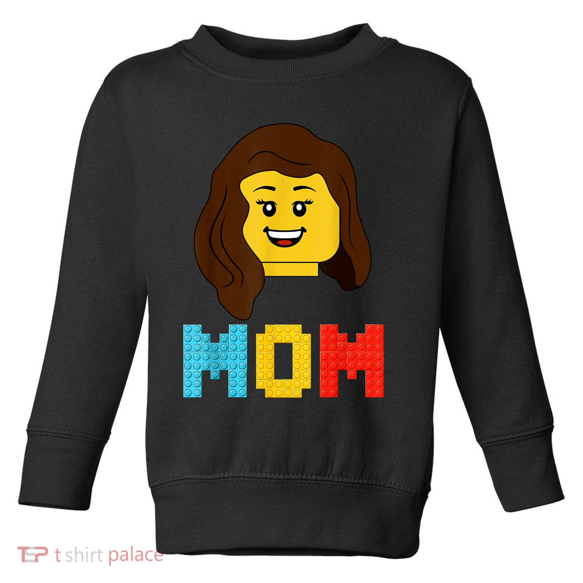 Mom Master Builder Building Bricks Blocks Matching Family Toddler Sweatshirt