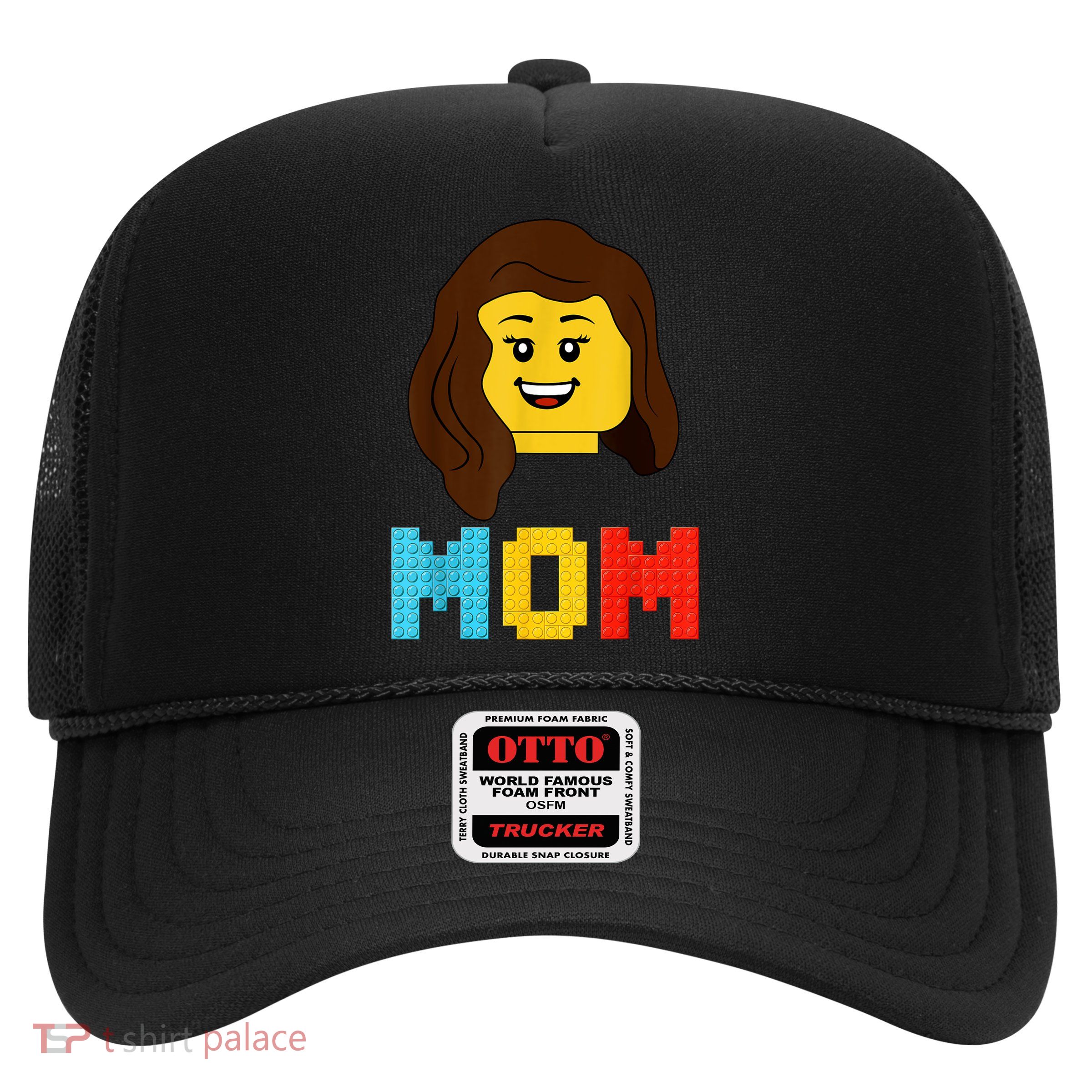 Mom Master Builder Building Bricks Blocks Matching Family Trucker Hat