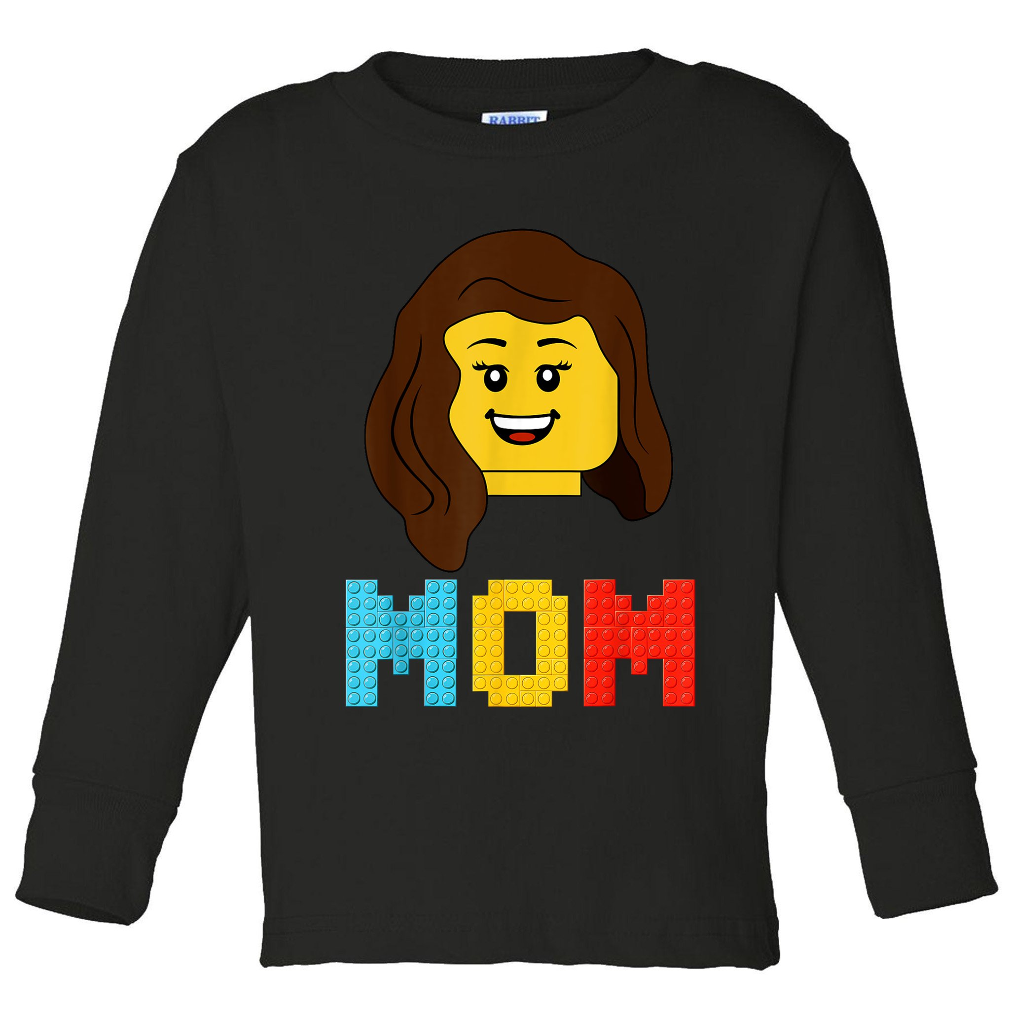 Mom Master Builder Building Bricks Blocks Matching Family Toddler Long Sleeve Shirt