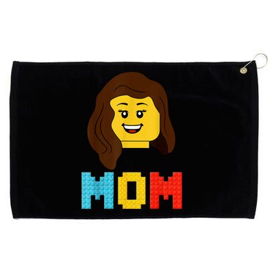 Mom Master Builder Building Bricks Blocks Matching Family Grommeted Golf Towel