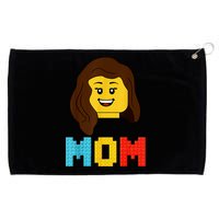 Mom Master Builder Building Bricks Blocks Matching Family Grommeted Golf Towel