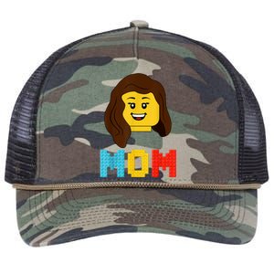 Mom Master Builder Building Bricks Blocks Matching Family Retro Rope Trucker Hat Cap