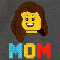 Mom Master Builder Building Bricks Blocks Matching Family Vector Backpack