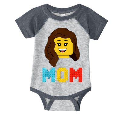 Mom Master Builder Building Bricks Blocks Matching Family Infant Baby Jersey Bodysuit