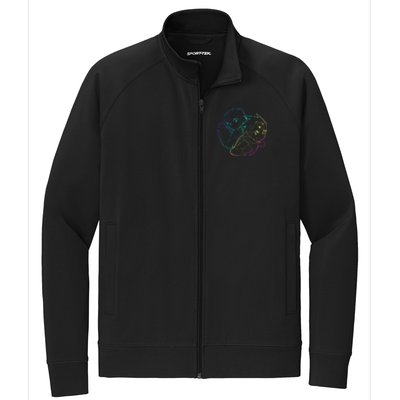 MEGA MAN BATTLE NETWORK GAMING DESIGN Stretch Full-Zip Cadet Jacket