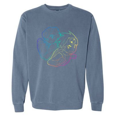 MEGA MAN BATTLE NETWORK GAMING DESIGN Garment-Dyed Sweatshirt