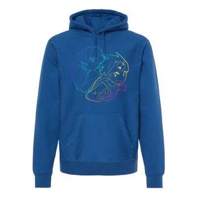 MEGA MAN BATTLE NETWORK GAMING DESIGN Premium Hoodie