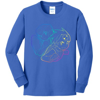 MEGA MAN BATTLE NETWORK GAMING DESIGN Kids Long Sleeve Shirt