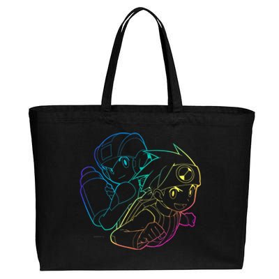 MEGA MAN BATTLE NETWORK GAMING DESIGN Cotton Canvas Jumbo Tote