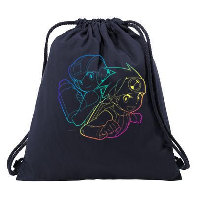 MEGA MAN BATTLE NETWORK GAMING DESIGN Drawstring Bag