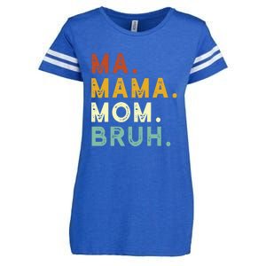 Mama Mom Bruh Retro Ma Enza Ladies Jersey Football T-Shirt