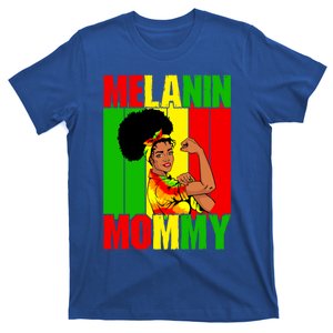 Melanin Mommy Black Juneteenth Mom Black History Mothers Day Gift T-Shirt