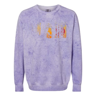 MTB Mountain Bike Colorblast Crewneck Sweatshirt