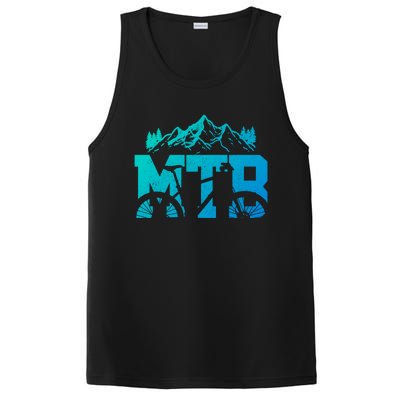 Mtb Mountain Bike Bicycle Mountain Biking Biker Gift PosiCharge Competitor Tank