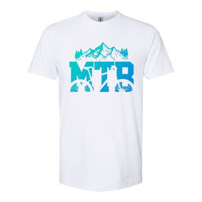 Mtb Mountain Bike Bicycle Mountain Biking Biker Gift Softstyle CVC T-Shirt