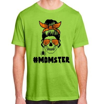 Momster Messy Bun Cute Halloween Adult ChromaSoft Performance T-Shirt