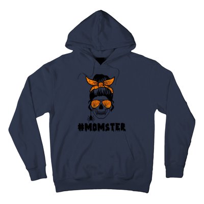 Momster Messy Bun Cute Halloween Hoodie