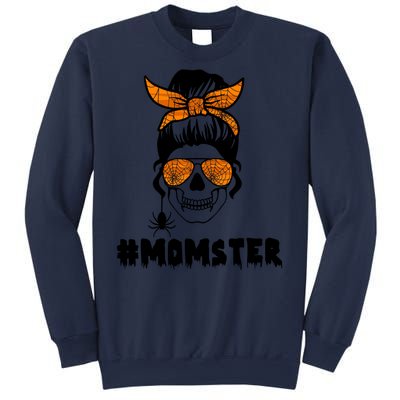 Momster Messy Bun Cute Halloween Sweatshirt