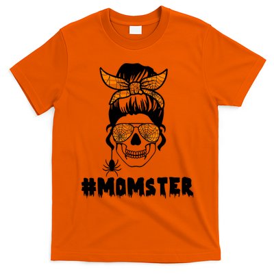 Momster Messy Bun Cute Halloween T-Shirt