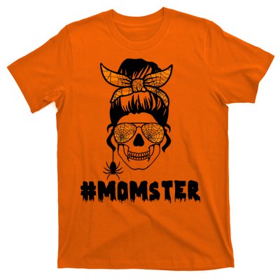 Momster Messy Bun Cute Halloween T-Shirt