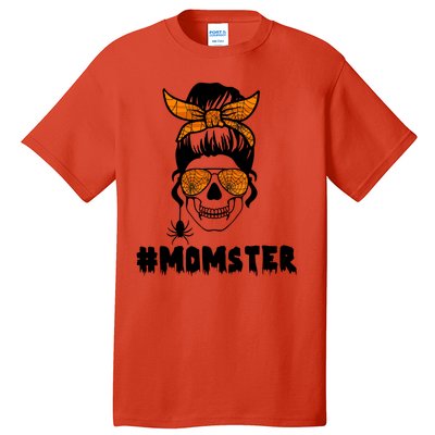 Momster Messy Bun Cute Halloween Tall T-Shirt