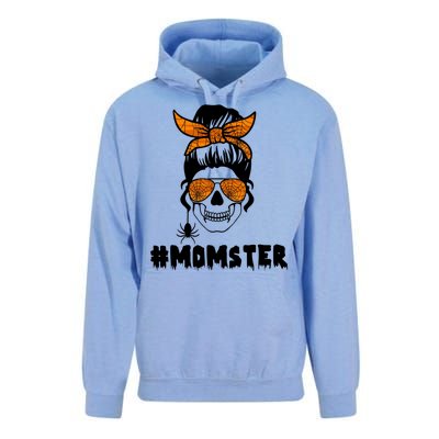 Momster Messy Bun Cute Halloween Unisex Surf Hoodie