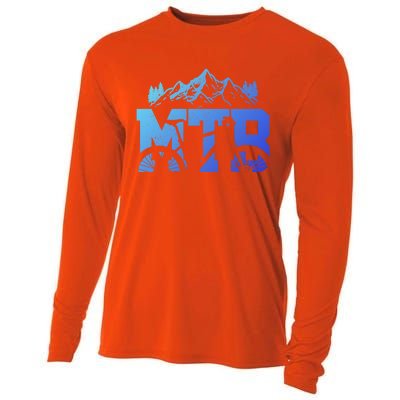 Mtb Mountain Bike Bicycle Mountain Biking Biker Gift Cooling Performance Long Sleeve Crew