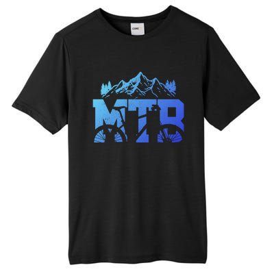 Mtb Mountain Bike Bicycle Mountain Biking Biker Gift Tall Fusion ChromaSoft Performance T-Shirt