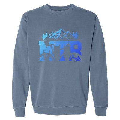 Mtb Mountain Bike Bicycle Mountain Biking Biker Gift Garment-Dyed Sweatshirt