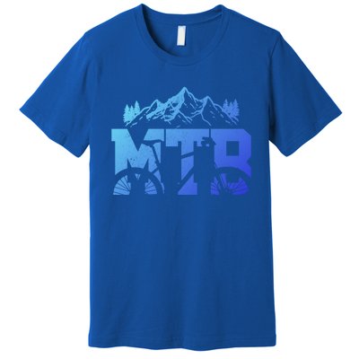 Mtb Mountain Bike Bicycle Mountain Biking Biker Gift Premium T-Shirt