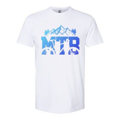 Mtb Mountain Bike Bicycle Mountain Biking Biker Gift Softstyle CVC T-Shirt