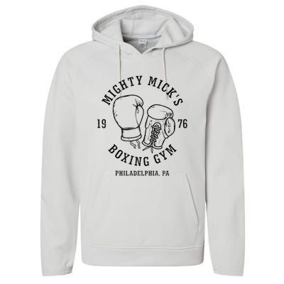 Mighty Micks Boxing Gym 1976 Performance Fleece Hoodie