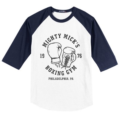 Mighty Micks Boxing Gym 1976 Baseball Sleeve Shirt