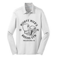 Mighty Micks Boxing Gym 1976 Silk Touch Performance Long Sleeve Polo