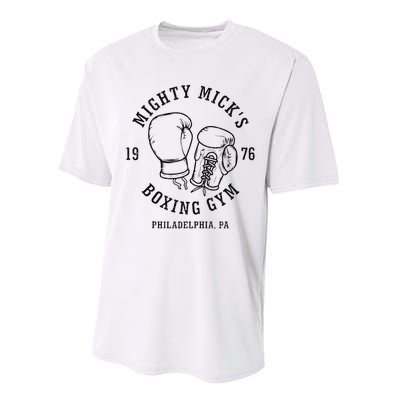 Mighty Micks Boxing Gym 1976 Performance Sprint T-Shirt