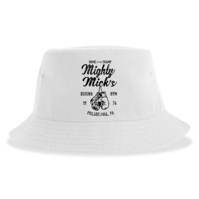 Mighty Micks Boxing Gym Vintage Sports Black Sustainable Bucket Hat