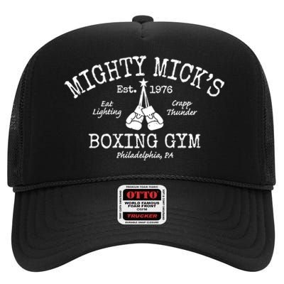 Mighty MickS Boxing Club Gift High Crown Mesh Back Trucker Hat