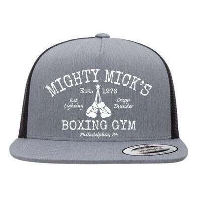 Mighty MickS Boxing Club Gift Flat Bill Trucker Hat