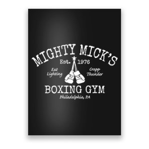 Mighty MickS Boxing Club Gift Poster