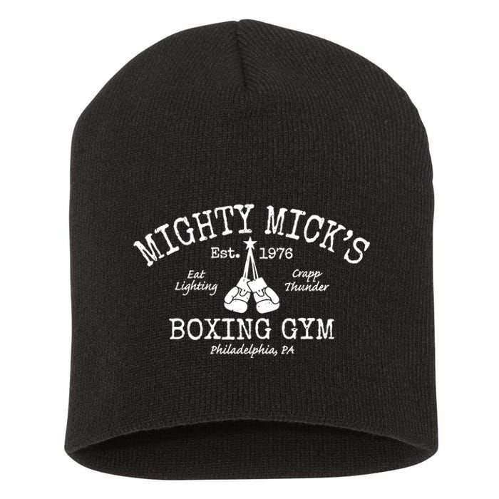 Mighty MickS Boxing Club Gift Short Acrylic Beanie