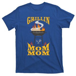 Mom Mom Bbq Grill Smoker And Barbecue Chef Gift T-Shirt