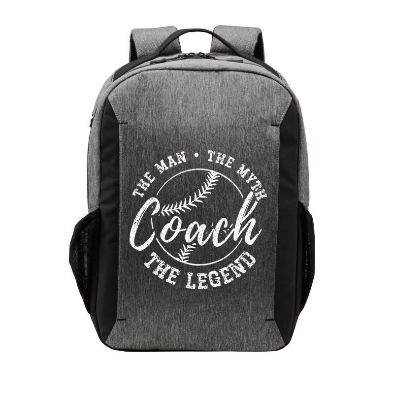 Man Myth Baseball Coach Legend Funny Baseball Coach Vector Backpack