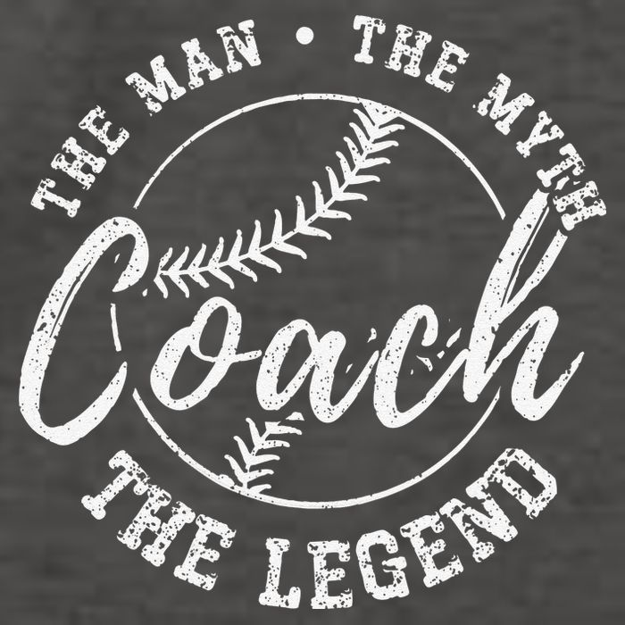 Man Myth Baseball Coach Legend Funny Baseball Coach Vector Backpack
