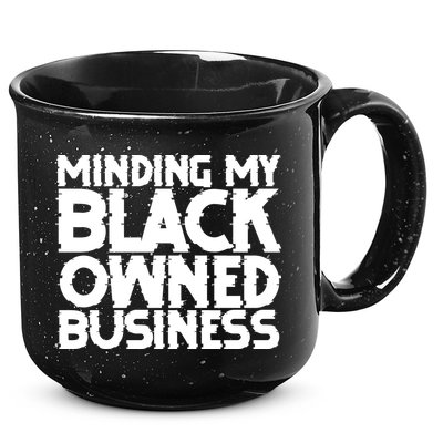 Minding My Black Owned Business 15oz Campfire Ceramic Mug