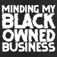 Minding My Black Owned Business Golf Towel