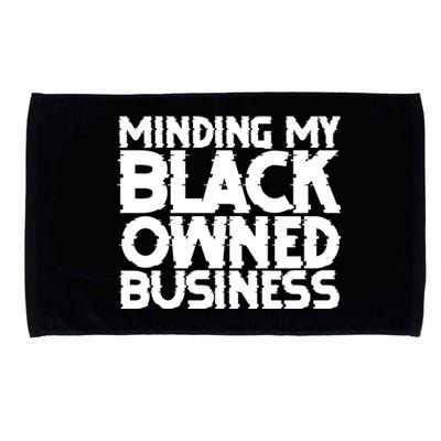 Minding My Black Owned Business Microfiber Hand Towel