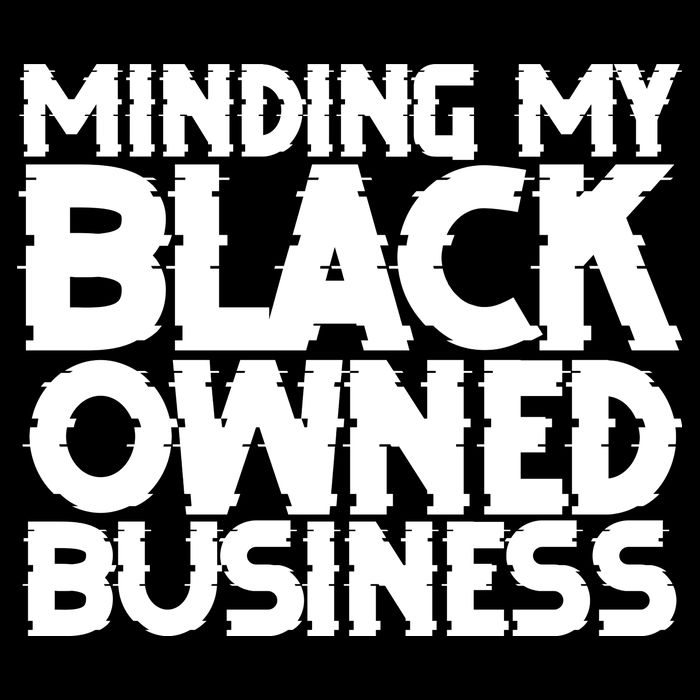Minding My Black Owned Business Visor