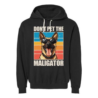 Malinois Maligator Belgian Malinois Garment-Dyed Fleece Hoodie
